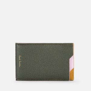 PS Paul Smith Men's North South Credit Card Wallet - Green