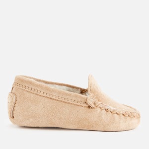 Tods Babys' Suede Moccasin Loafers - Beige