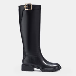 Coach Women's Leigh Leather Knee High Boots - Black