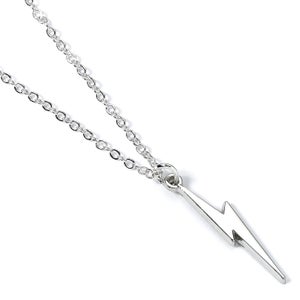 Kellica Harry Potter Lightning Bolt Necklace - Silver