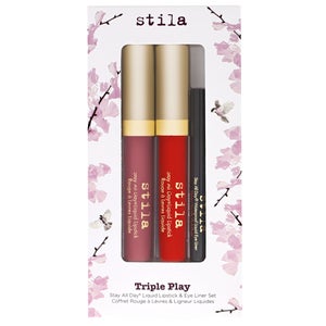 Stila Gifts & Sets Triple Play Stay All Day Liquid Lipstick and Eye Liner Set