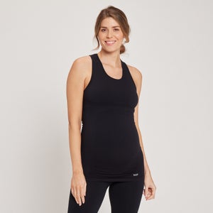 MP ženska brezšivna majica z naramnicami za nosečnice - črna