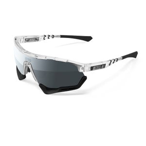 Scicon Aerotech XL Road Sunglasses - Crystal Gloss/SCNPP Multimirror Silver