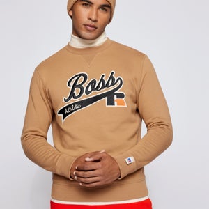 BOSS X Russell Athletic Men's Stedman Sweatshirt - Medium Beige