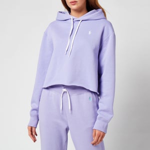 Polo Ralph Lauren Women's Cropped Hooded Sweatshirt - Cruise Lavender