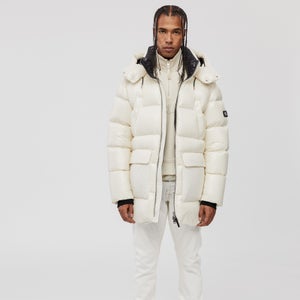 Mackage Men's Kendrick Down Puffer with Removable Hood - Cream