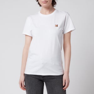 Maison Kitsuné Women's Fox Head Patch T-Shirt - White