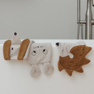 Liewood Sylvester Washcloth - Friendship Sandy Mix - One Size