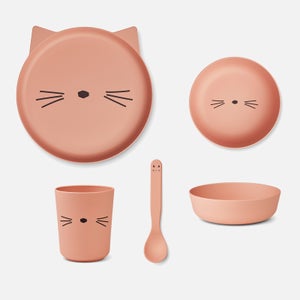 Liewood Brody Junior Set - Cat Rose Blush - One Size