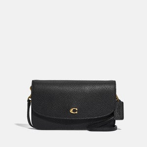 Coach Women's Polished Pebble Leather Hayden Cross Body Bag -Black