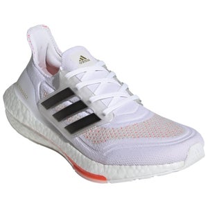 adidas Women's Ultra Boost 21 Running Shoes - Ftwr White/Core Black/Solar Red