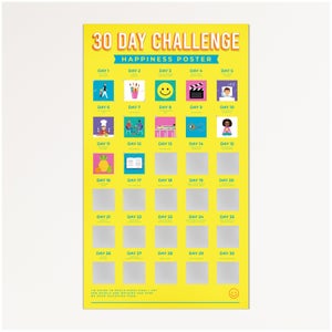 30 Day Challenge Posters - Happiness