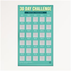 30 Day Challenge Posters - Detox