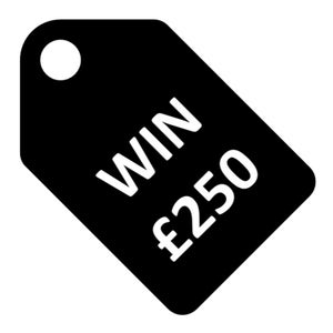 Prize Draw - Chance to WIN a top prize of £250 of account credit