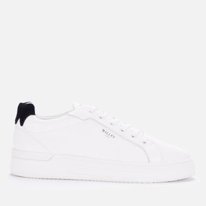 MALLET Men's Grftr Leather Cupsole Trainers - White