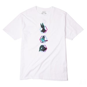 Space Jam Bugs Daffy Lola Oversized Heavyweight T-Shirt - White