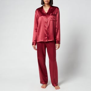 ESPA Silk Pyjamas - Burgundy