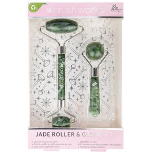 Brushworks Accessories Brushworks Jade Roller & Globe Set (Worth £24.99)