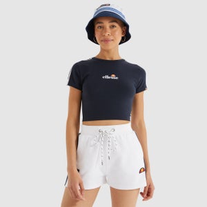 Latus Cropped T-Shirt Navy