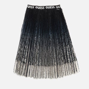 Guess Girls' Lace Midi Skirt - Jet Black