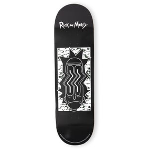 Rick And Morty DUST! Exclusive SkateBoard Deck - Wave Glitch