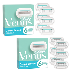 Venus Deluxe Smooth Sensitive Blades 12 Pack