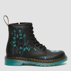 Dr. Martens Kids' 1460 Lace Up Boots - Black Skelly Print Hydro