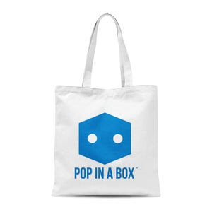 Pop In A Box Logo Tote Bag - White