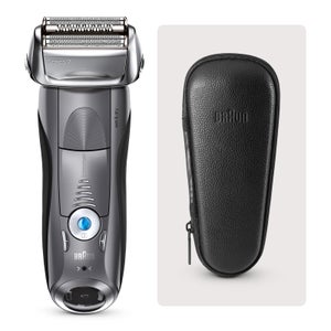 Braun Series 7 Shaver with Precision Trimmer and Leather Case