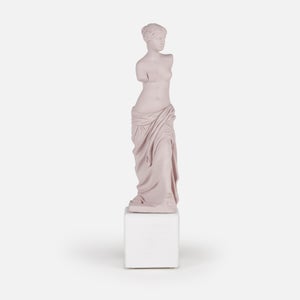 Sophia Enjoy Thinking Venus Standing Statue - Powder Pink - Medium