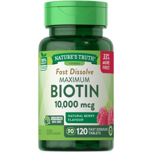 Maximum Biotin 10,000mcg - 120 Tablets