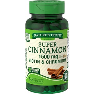 Ceylon Cinnamon 1500mg + Biotin & Chromium - 60 Capsules