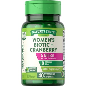 Women's Probiotic 5 Billion + Cranberry - 40 Capsules