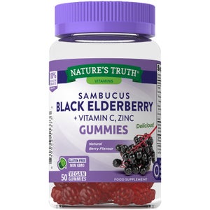 Sambucus Black Elderberry + Vitamin C & Zinc - 50 Gummies