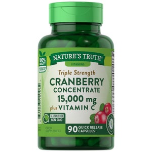 Cranberry 15,000mg & Vitamin C - 90 Capsules