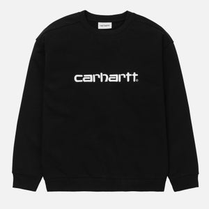 Carhartt WIP Women's Logo Sweatshirt - Black/White