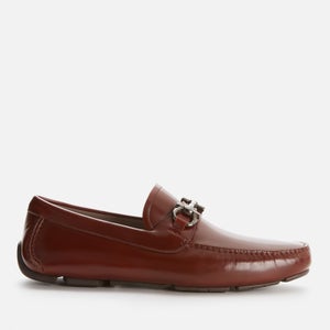Salvatore Ferragamo Men's Parigi Leather Driving Shoes - Brown