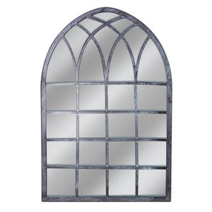 Homebase Metal Framed Gothic Outdoor Garden Mirror