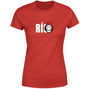 Camiseta La Casa de Papel Rio Mujer - Rojo