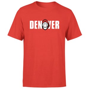 Camiseta La Casa de Papel Denver Hombre - Rojo