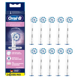 Oral-B Sensitive Clean Aufsteckbürsten, weiß, 10 Stück