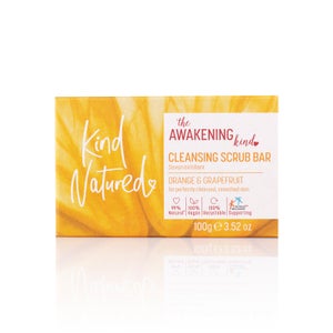 Kind Natured Awaken Grapefruit & Orange Cleansing Scrub Bar - 100g