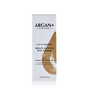Argan+ Moroccan Argan Oil Lift and Smooth Multi Action Eye Cream - 15ml