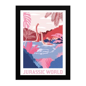 Jurassic World Tropical Dino Giclee Art Print