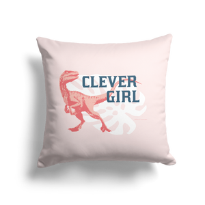 Jurassic World Clever Girl Square Cushion