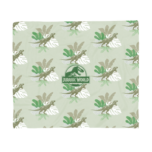 Jurassic World Tropical Leaves Fleece Blanket