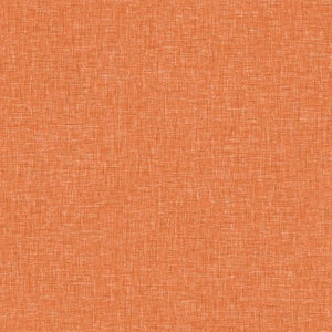 Arthouse Linen Texture Plain Textured Vintage Orange Wallpaper A4 Sample