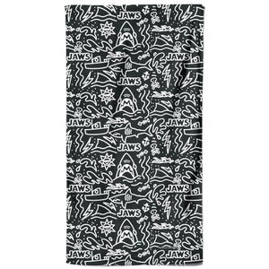 Jaws Doodle Pattern Beach Towel