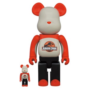 Medicom Jurassic Park 100% X 400% Be@rbrick 2-Pack - Logo