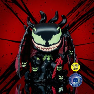 Figura Funko Pop! Esclusiva PIAB - Venom Sul Trono - Marvel: Venom